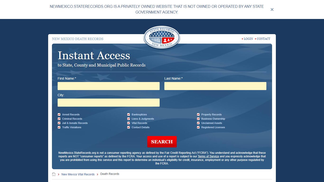How to Find New Mexico Death Records | StateRecords.org